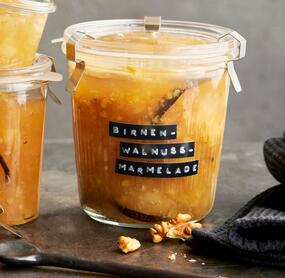 Birnen-Walnuss-Konfitüre