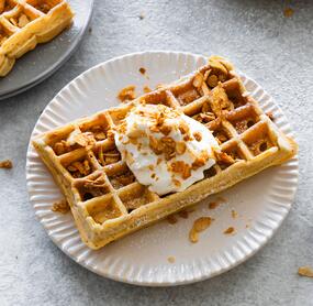 Bienenstichwaffeln