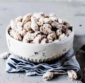 Gebrannte „Raffaello“-Mandeln
