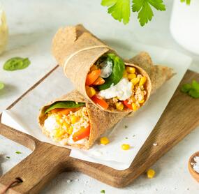 Bulgur-Salat-Wrap
