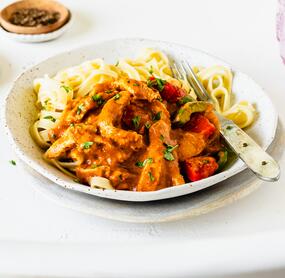 Schnitzeltopf mit Pute