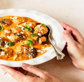 Hackbällchen Feta-Style