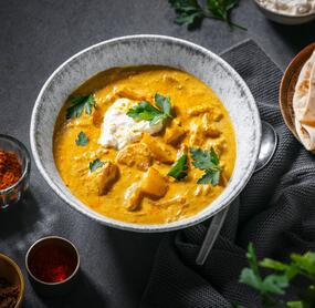 Indisches Kartoffelcurry oder Aloo Masala