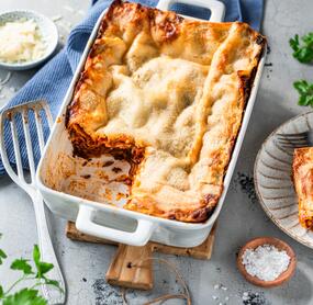 Lasagne mit Pilz-Hack