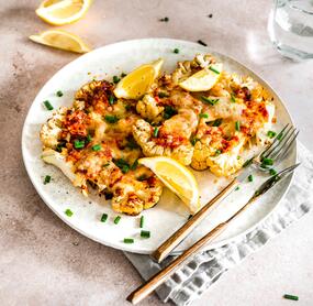 Low-Carb-Blumenkohlschnitzel
