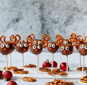 Rentier Cake Pops