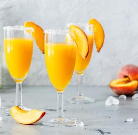 Frozen Bellini mit Prosecco