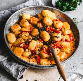 15-Minuten-Gnocchi mit Paprika