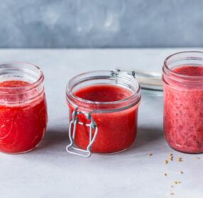 Zuckerfreie Erdbeerkonfitüre