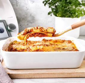 Lasagne-Röllchen mit Crème fraîche