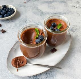 Schokoladen-Mousse aus 2 Zutaten