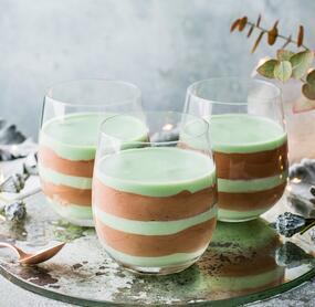 After-Eight-Dessert über Nacht