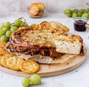 Cremiger Gorgonzola-Cheesecake
