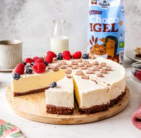 No Bake Cheesecake mit Knusper Choco Igel