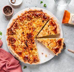 Quiche Lorraine mit Herzen