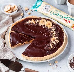 Schoko-Bananen-Tarte aus 5 Zutaten