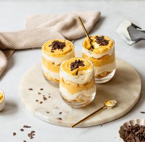 Eierlikör-Tiramisu im Glas