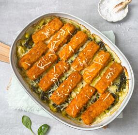 Fischstäbchen-Auflauf