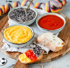 3 pikante Deutschland-Dips