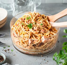All-in-Spaghettisalat ohne Reste