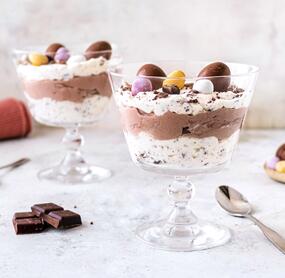 Stracciatella-Dessert zu Ostern