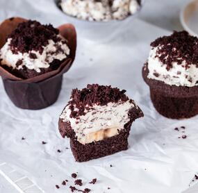 Maulwurfkuchen-Muffins