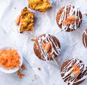 Saftige Karottenkuchen-Muffins