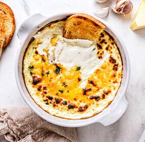 Überbackener Käse-Dip