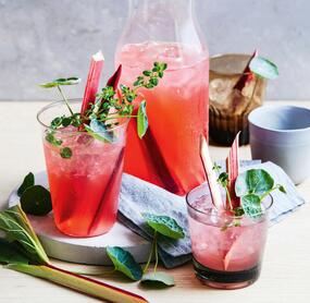 Rhabarber-Ingwer-Limonade