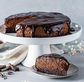 Cremige Schokomousse-Torte