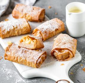 Mini-Apfelstrudel mit Filoteig