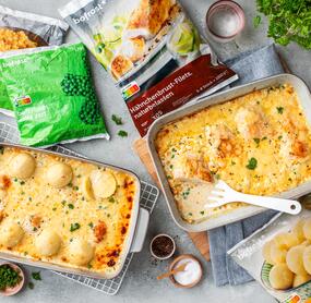 Feierabendauflauf mit Hähnchen