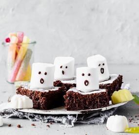Saftige Brownie-Gespenster