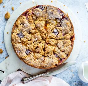 Zwetschgenkuchen mit Mürbeteig