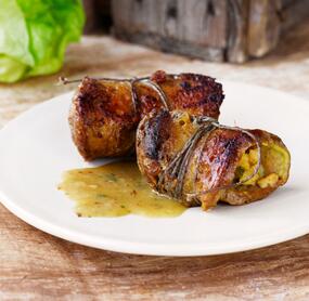 Vegane Seitan-Rouladen