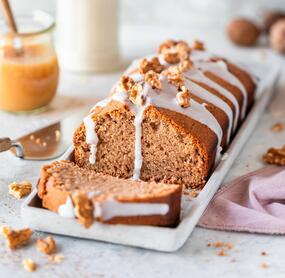 Apfelmuskuchen aus der Kastenform