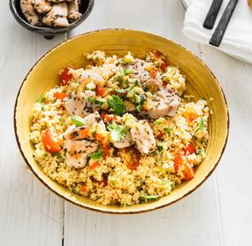 Couscoussalat mit Hähnchen