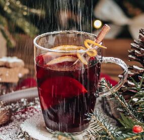 Winterlicher Glühwein-Gewürzzucker