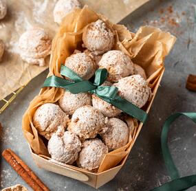 Softe Zimtstern-Kugeln