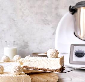 No Bake „Raffaello" Cheesecake