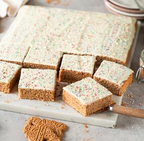 Weicher Spekulatiuskuchen vom Blech
