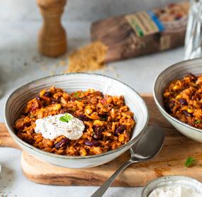 Einfaches Orzo-Chili