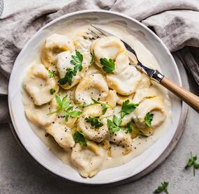15-Minuten-Tortelloni Quattro formaggi