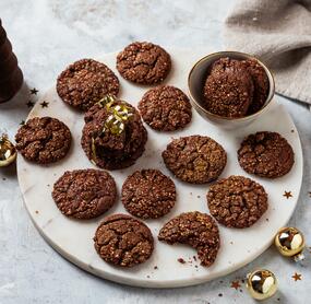 Santas Gold-Glitzerhappen