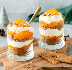 Spekulatius-Mandarinen-Dessert