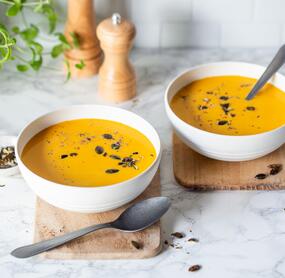 Kürbissuppe mit Kokosmilch