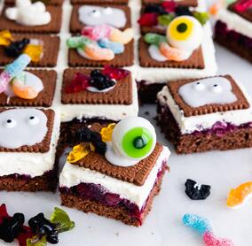 Halloweenkuchen vom Blech