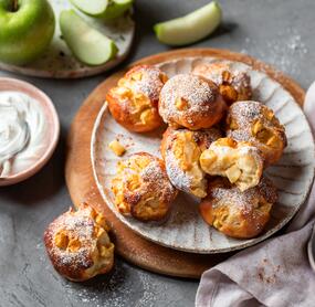 Proteinreiche Apfelballen