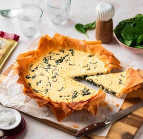 Feta-Spinat-Knusper-Quiche Börek-Style