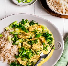 Hühnerfrikassee „India“ Style